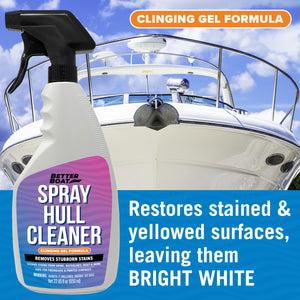 Spray Hull Cleaner Clinging Gel Formula