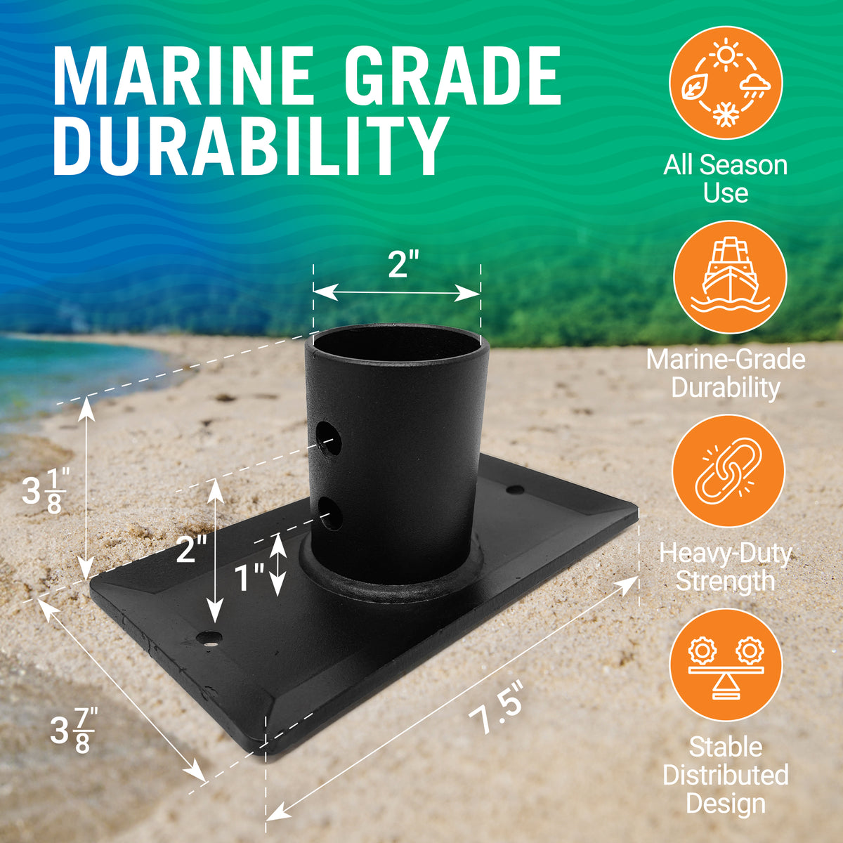 Trailer Jack Foot Plate Better Boat