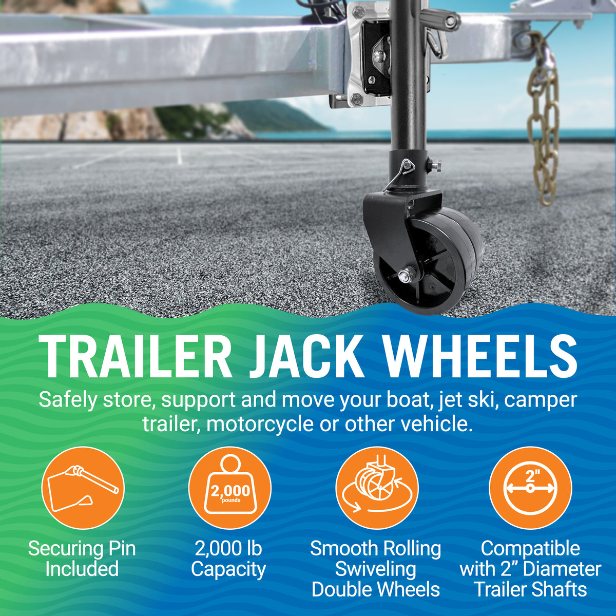 Trailer Jack Wheel Replacement Better Boat