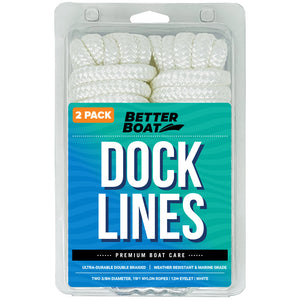 2 Pack White Dock Lines