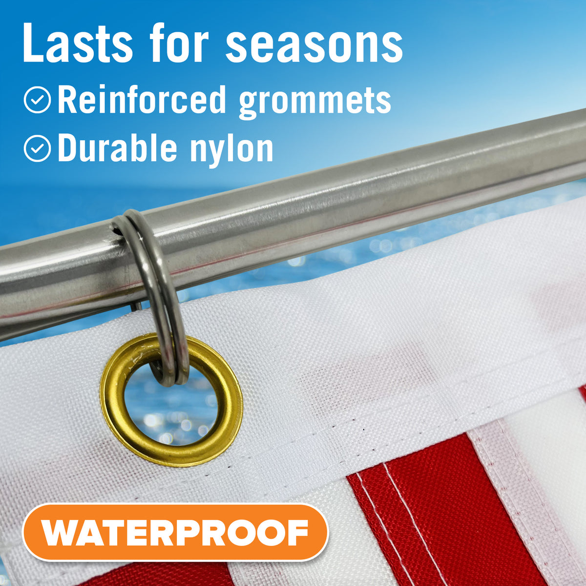 US Yacht Ensign Boat at Anchor Flag Boat Flag Kit Better Boat