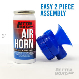Better Boat Air Horn 1.4oz 2 part assembly