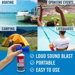 Better Boat Air Horn 3.5oz Uses at Pool Sporting Events Camping Boating