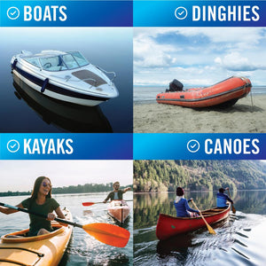 Manual Bilge Pump on canoes kayaks boats