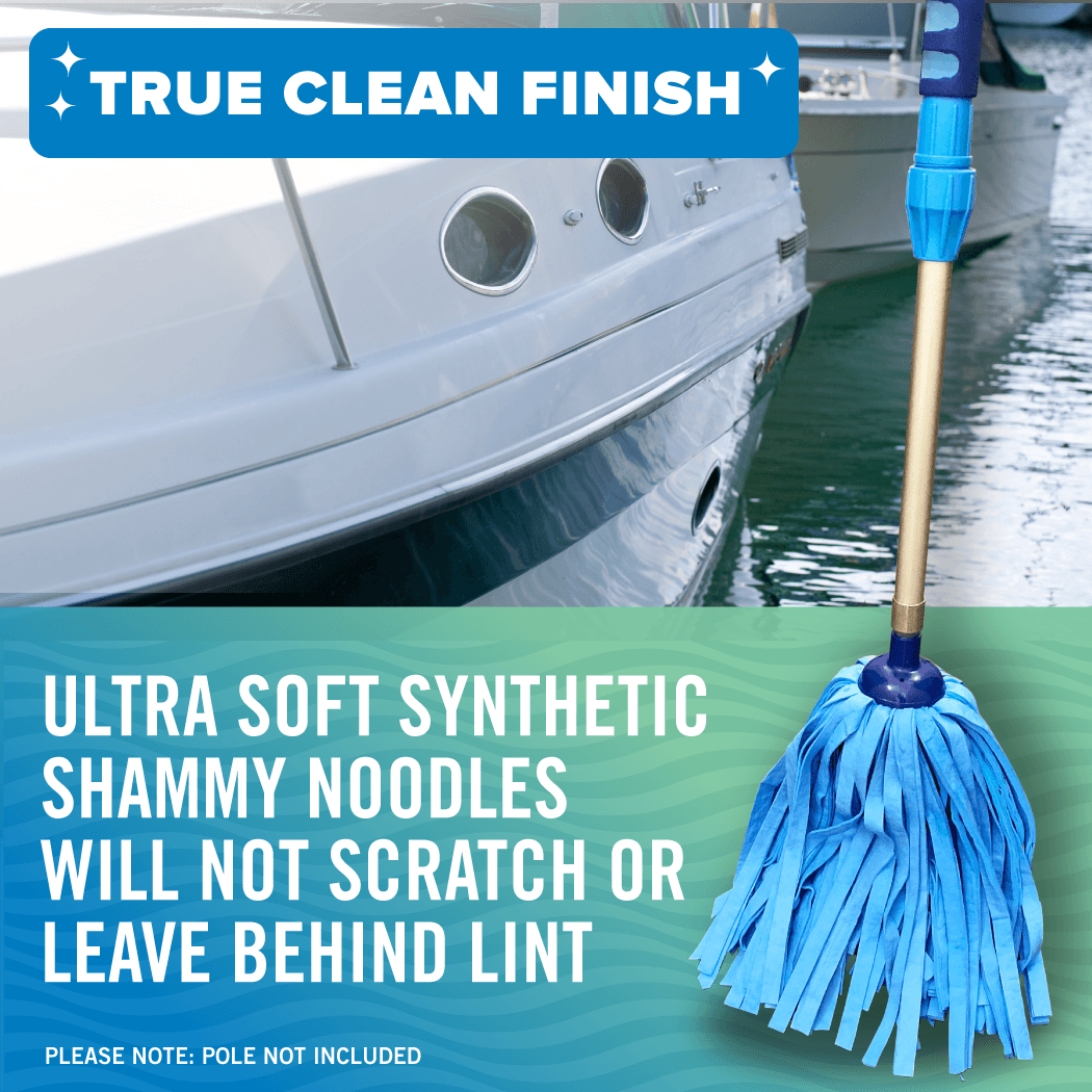 Boat Chamois Screw On Mop Head Synthetic Shammy Mop Better Boat