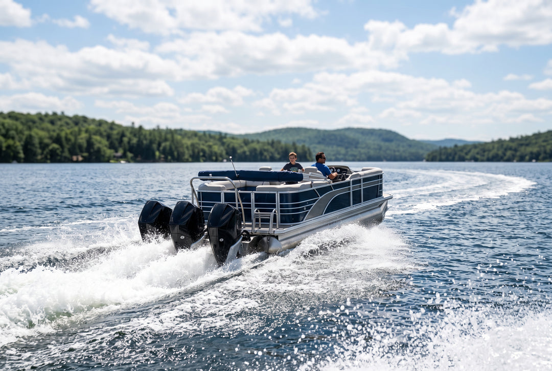 Indulge the Need for Speed Yes, Fast Pontoon Boats Exist - boating photo