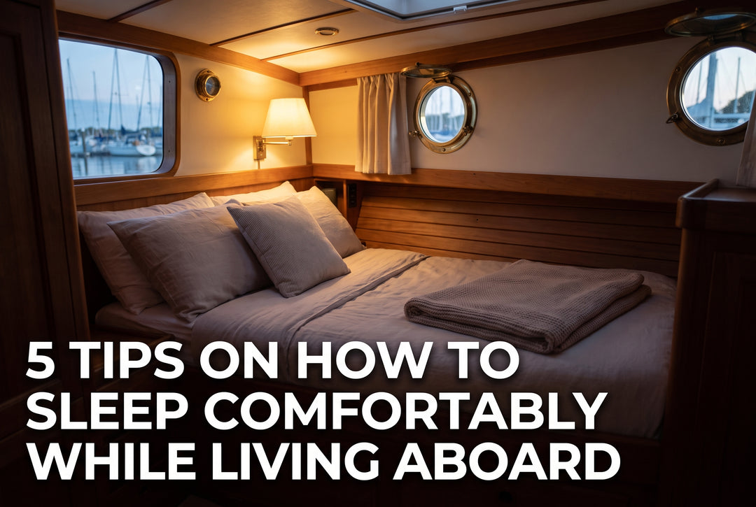 5 Tips on How To Sleep Comfortably While Living Aboard - boating photo