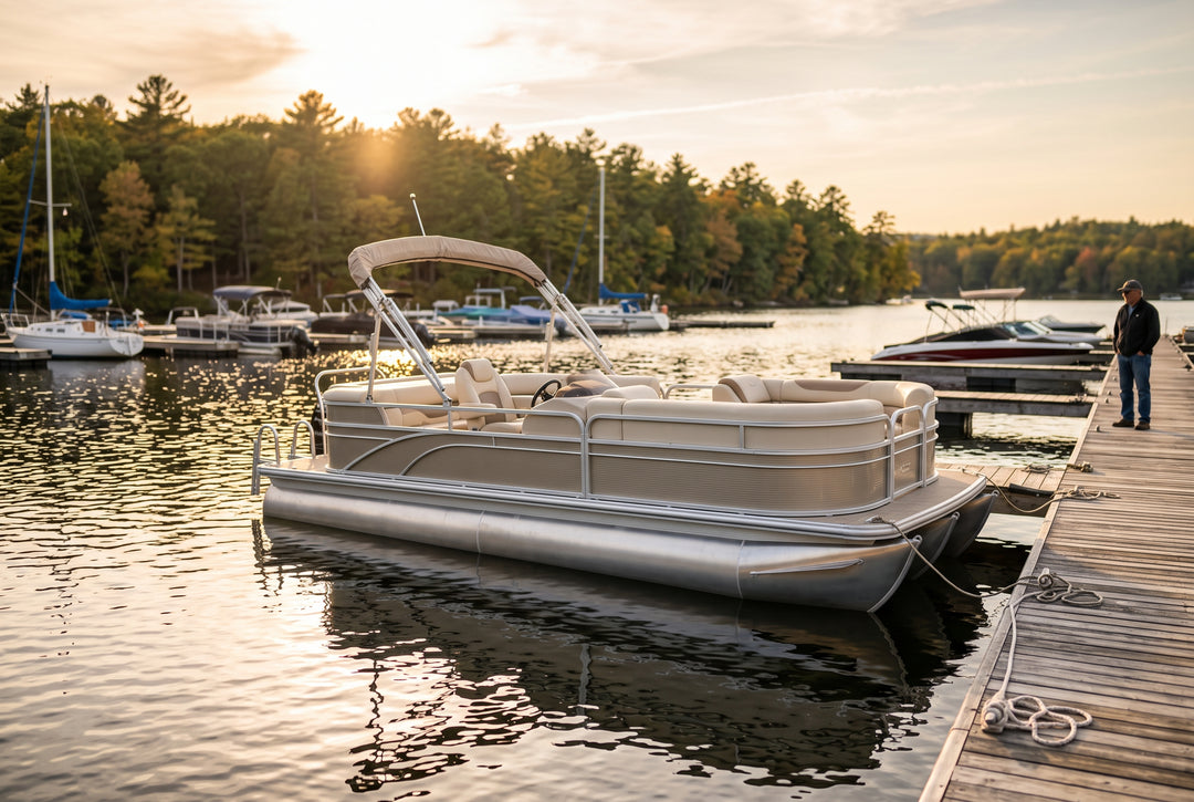 Average New Pontoon Boat Costs - boating photo