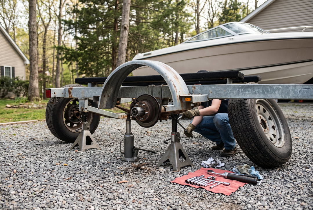 Replacing a Boat Trailer Axle Quick, Safe DIY Guide - boating photo
