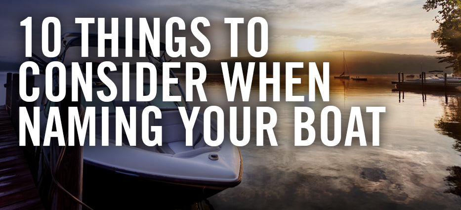 How to name a boat