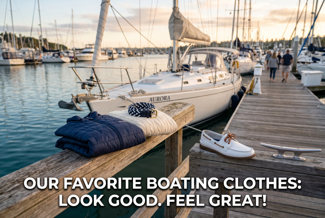 Our Favorite Boating Clothes Look Good, Feel Great - boating photo