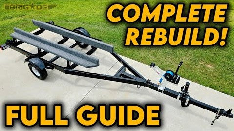 Turning an OLD Boat Trailer to a NEW Boat Trailer