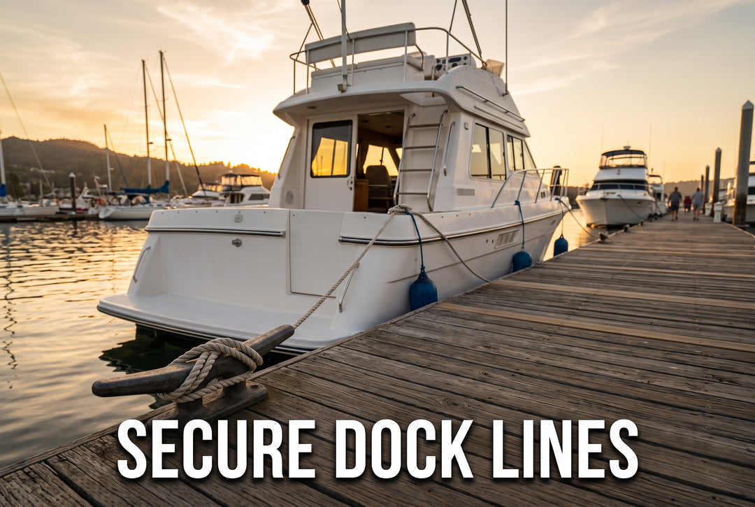 How to Tie Dock Lines Securely and Safely - boating photo