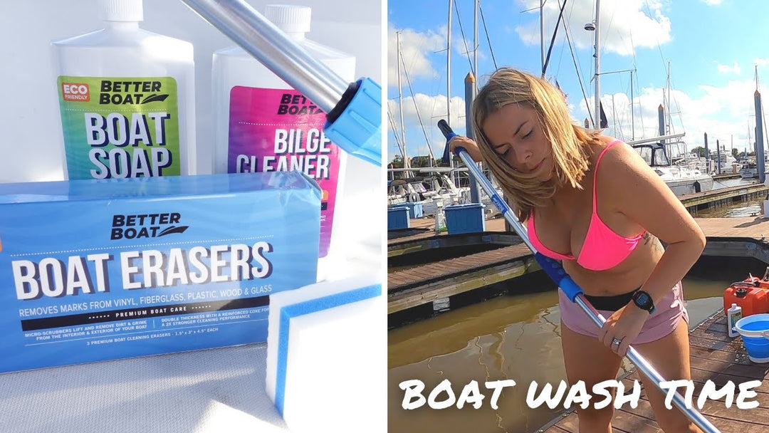 Cleaning a Sailboat with Better Boat supplies