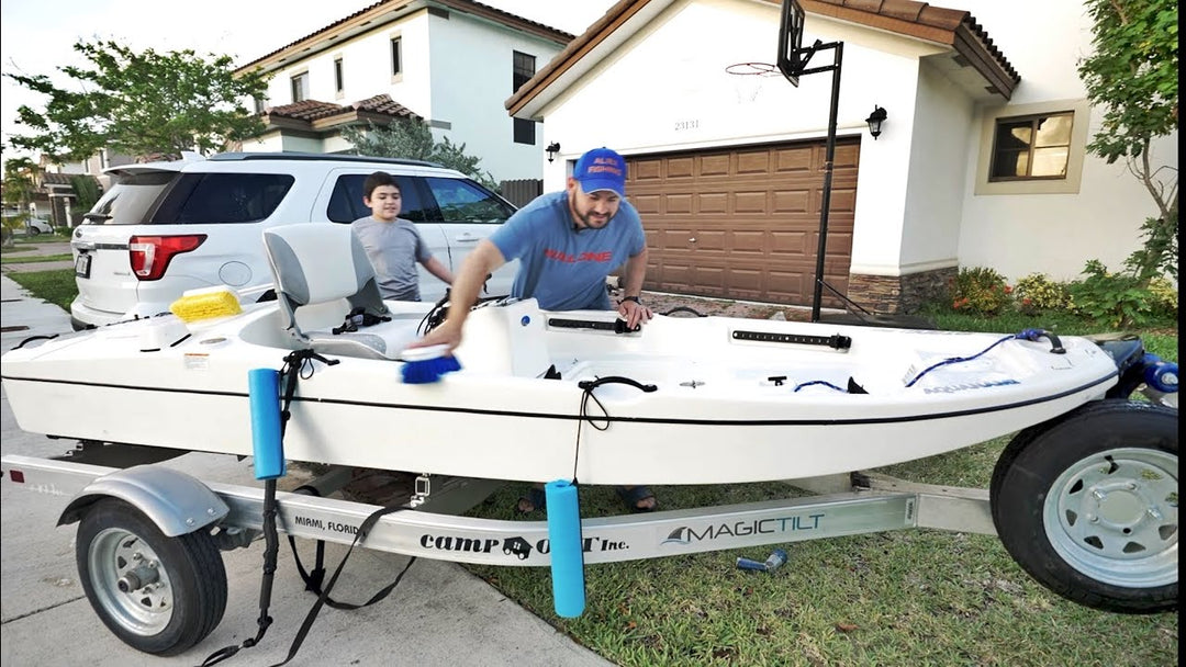 How to clean Aquanami JetAngler Pro Kayak with Better Boat Products