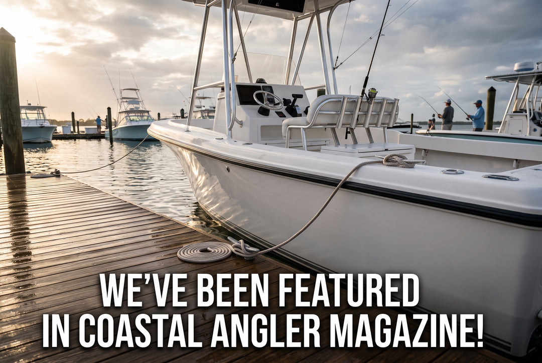 Our Better Boat Hull Cleaner Featured in Coastal Angler Magazine - boating photo