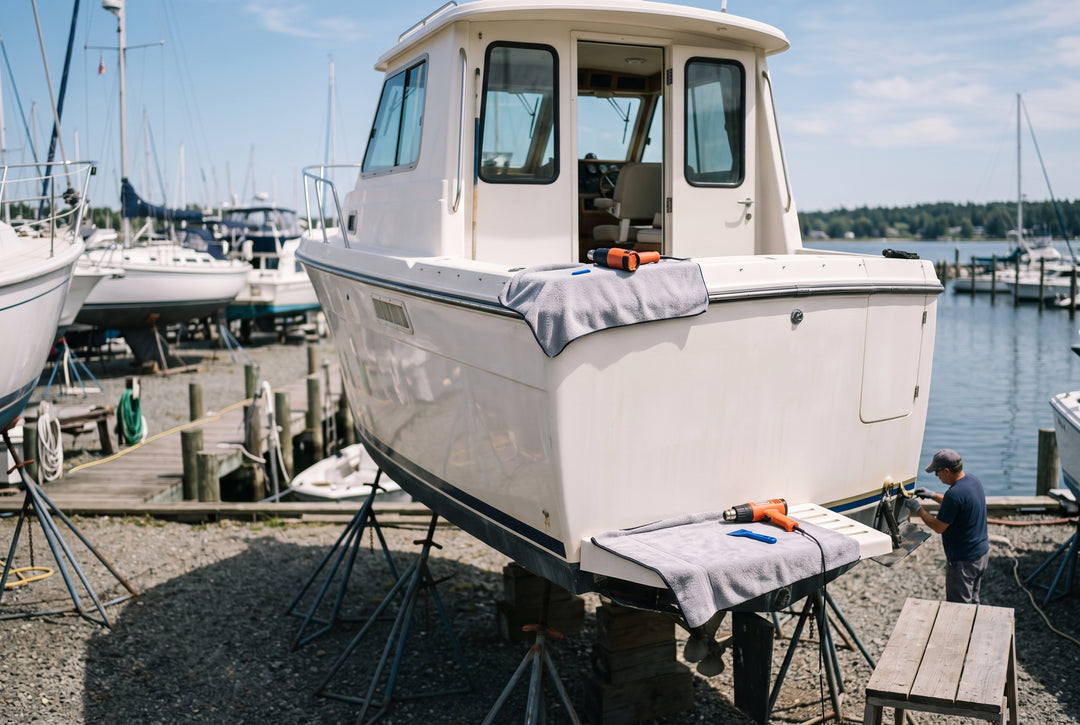 A Pro Guide to Vinyl Decal Removal - scenic boating photo
