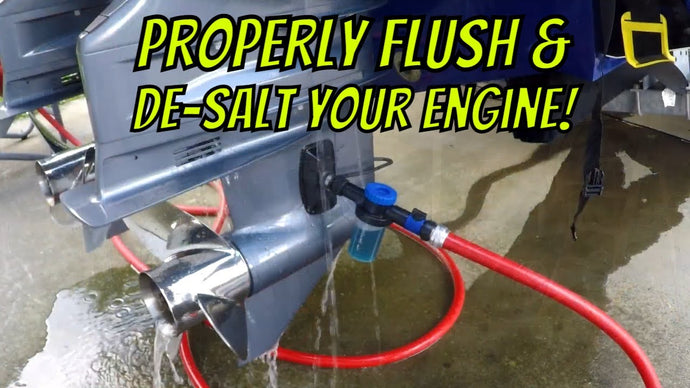 How to Flush and De-Salt Your Boat Motor