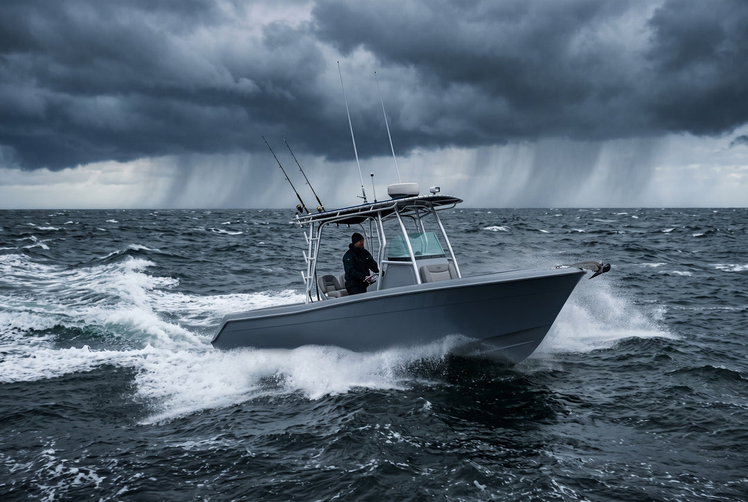How to Handle Boating in Rough Seas and Nasty Weather - boating photo