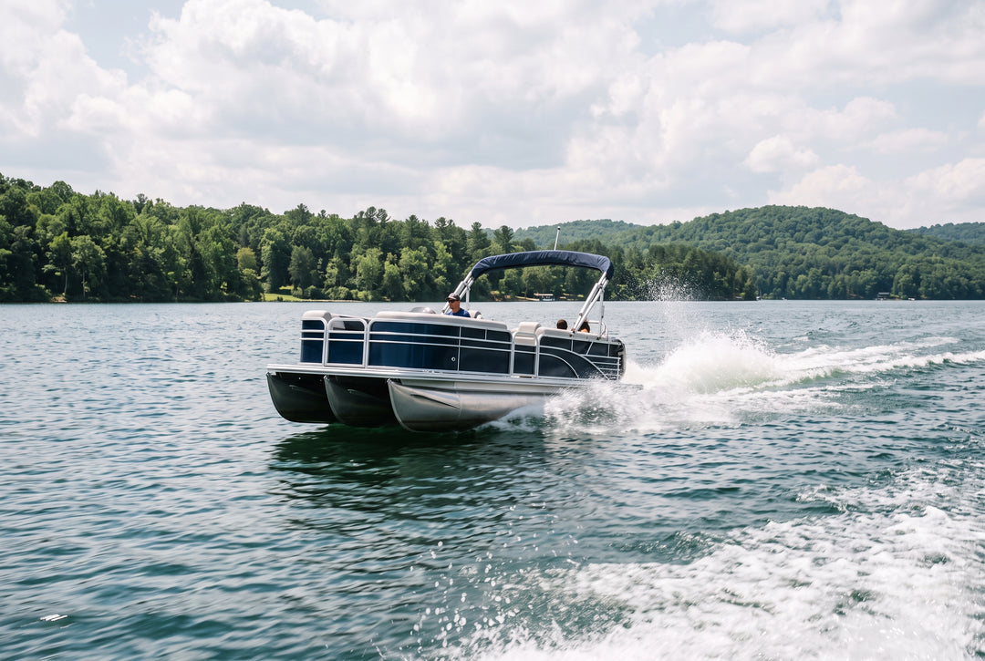 Average Pontoon Boat Speeds With 15 Examples - scenic boating photo