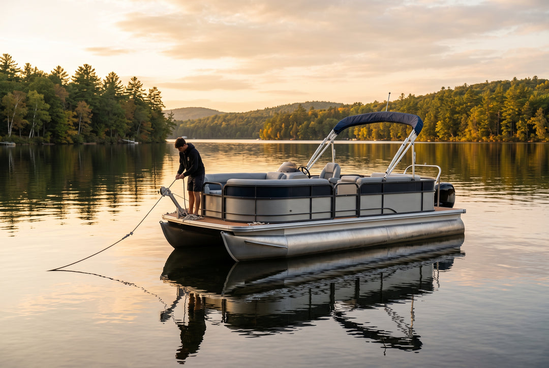 5 Pontoon Anchor Winches That Make Anchoring a Cinch - boating photo