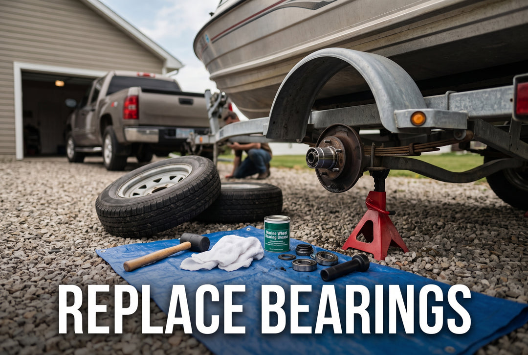 How to Replace Boat Trailer Bearings - boating photo
