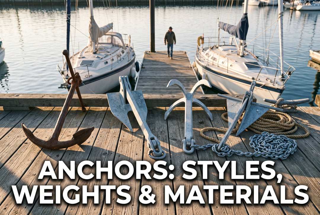 Anchors Styles, Weights, and Materials - boating photo