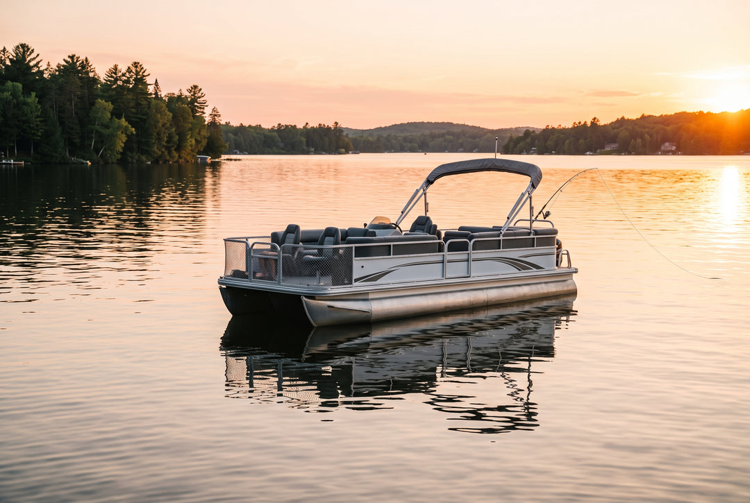 2015 SunCatcher V22RF Pontoon Boat Unbiased Review - boating photo