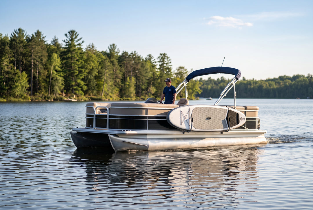 SUP, Tooners The 6 Best SUP Racks for Your Pontoon, Reviewed - boating photo