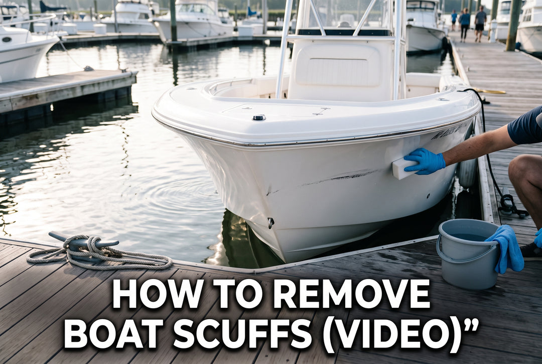 How To Remove Boat Scuffs VIDEO - boating photo