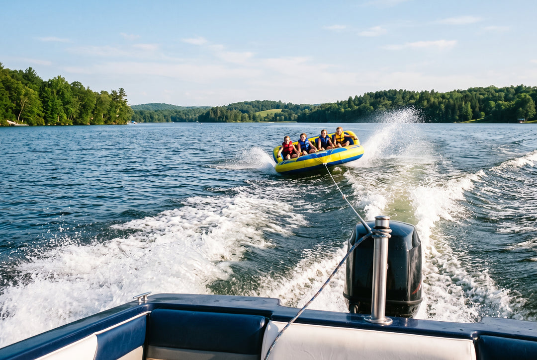 9 Best 4-Person Towable Tubes Reviewed and Compared - boating photo