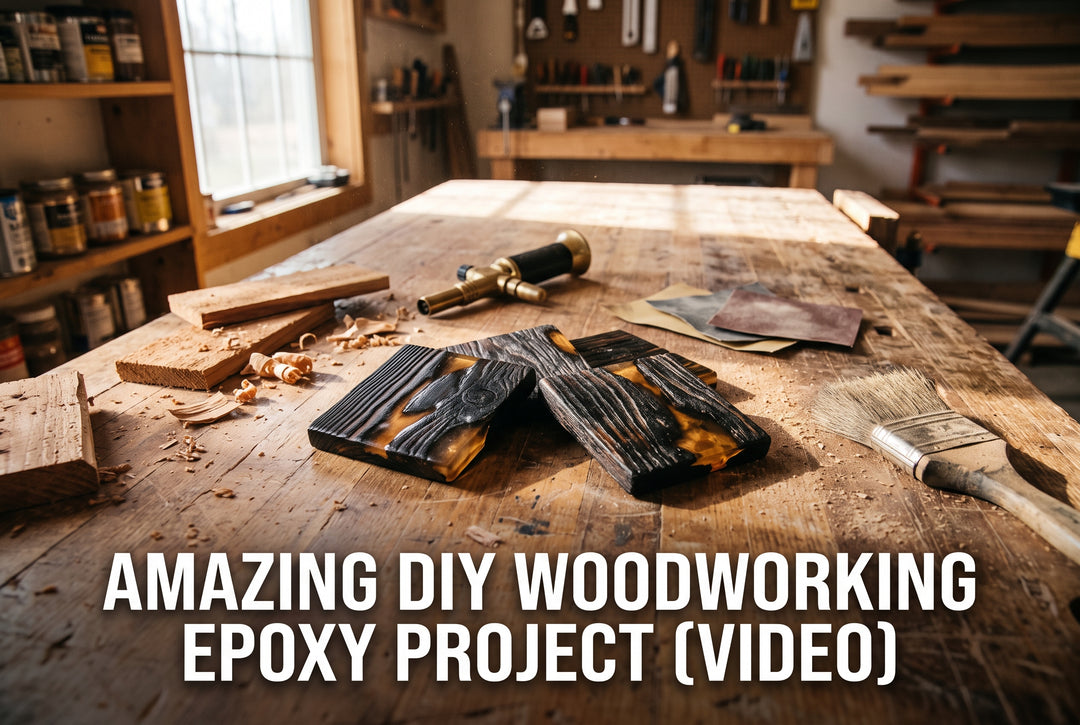 Epoxy Shou Sugi Ban Finish- DIY Projects- Amazing Woodworking VIDEO - boating photo