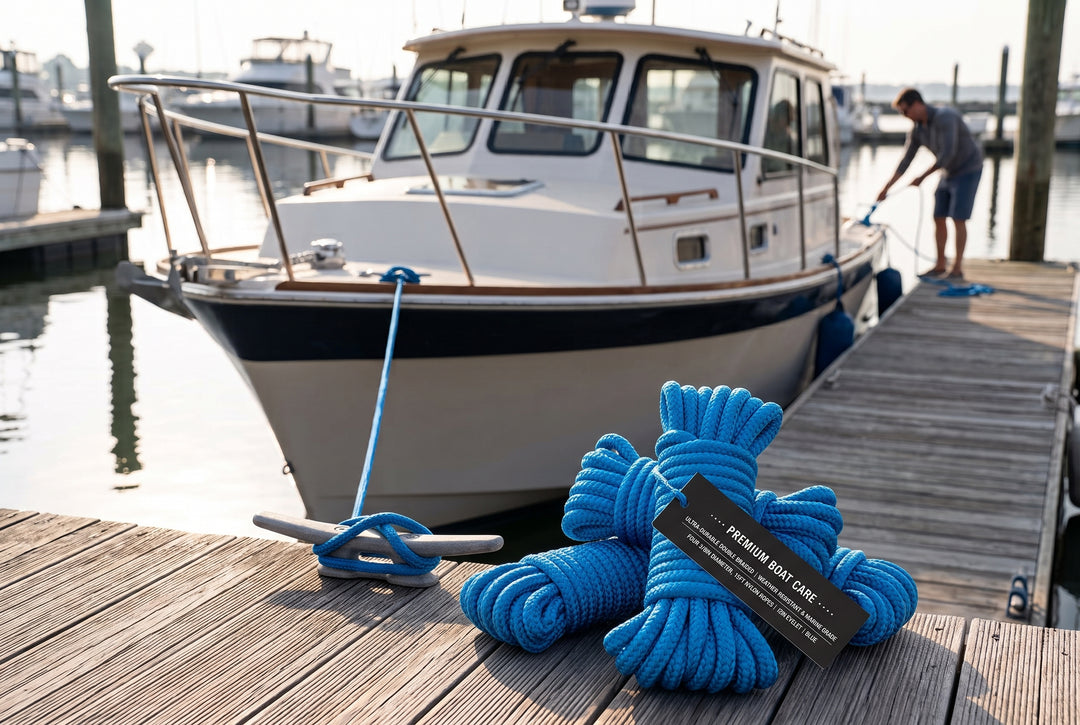 Lines on boat A Boaters Guide to Essential Ropes - boating photo