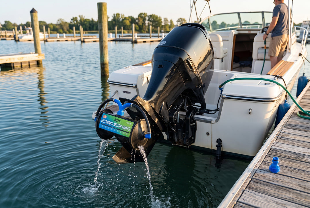 How to Flush a Boat Engine the Right Way - boating photo
