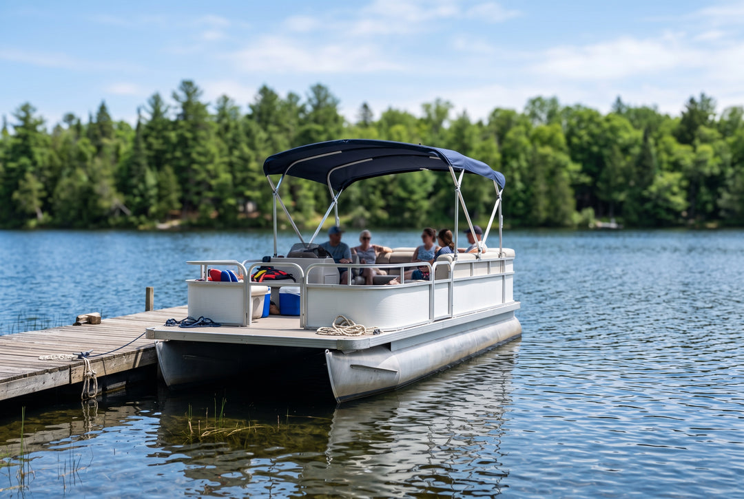 Cover Story A Comparison of 5 Leading Bimini Covers for Pontoon Boats - scenic boating photo