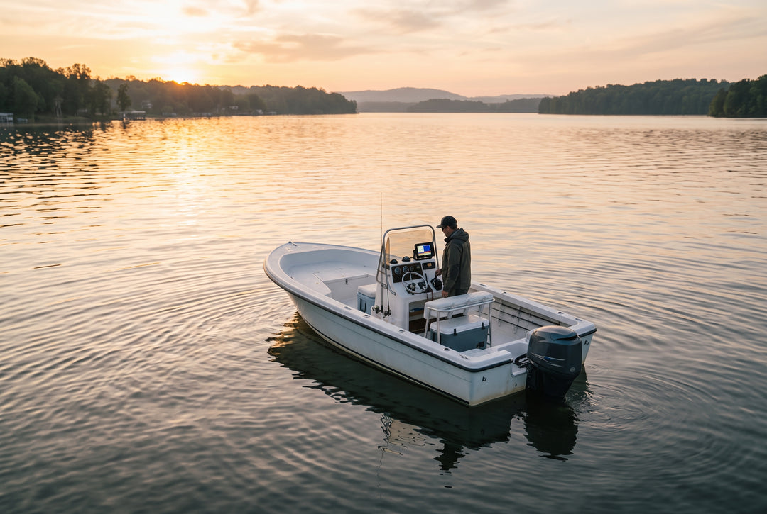 Humminbird 859 CI HD DI Fish Finder Review - boating photo