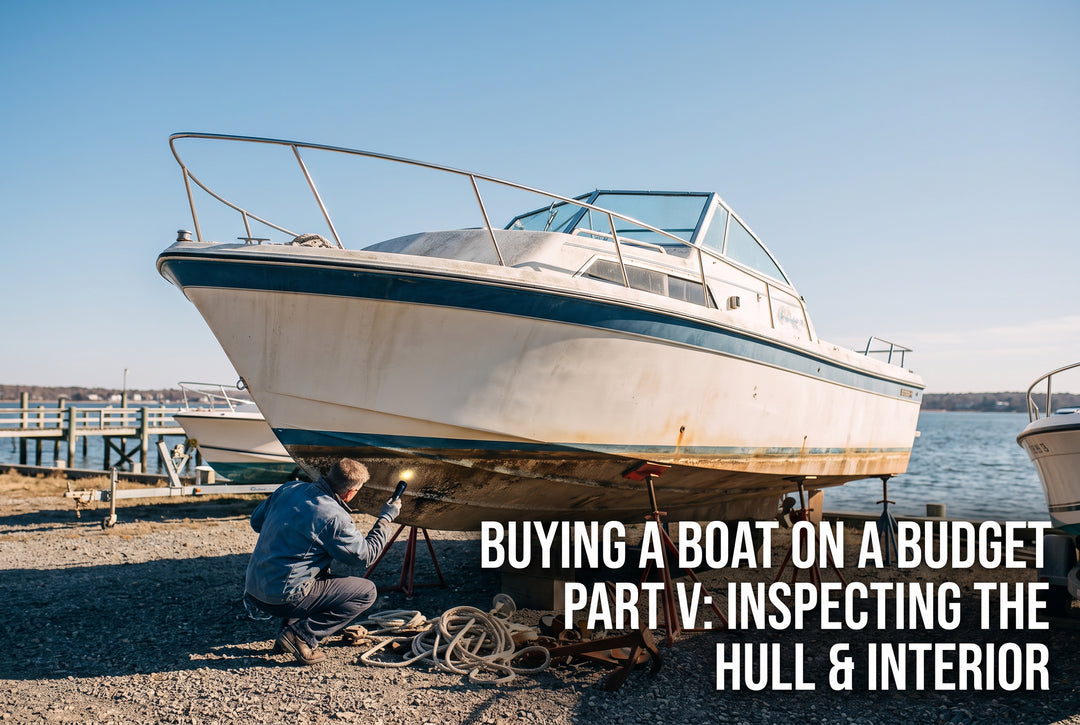 Inspecting the Hull and Interior  Buying a Boat on a Budget Part V - boating photo