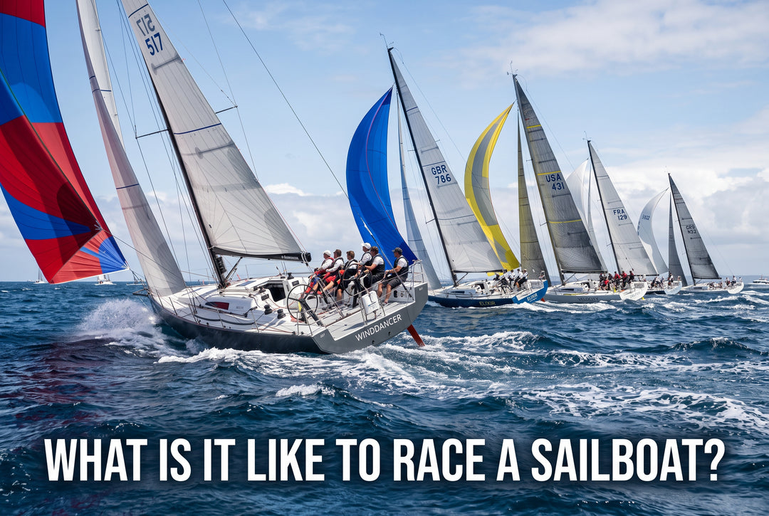 What Is It Like To Race A Sailboat - boating photo