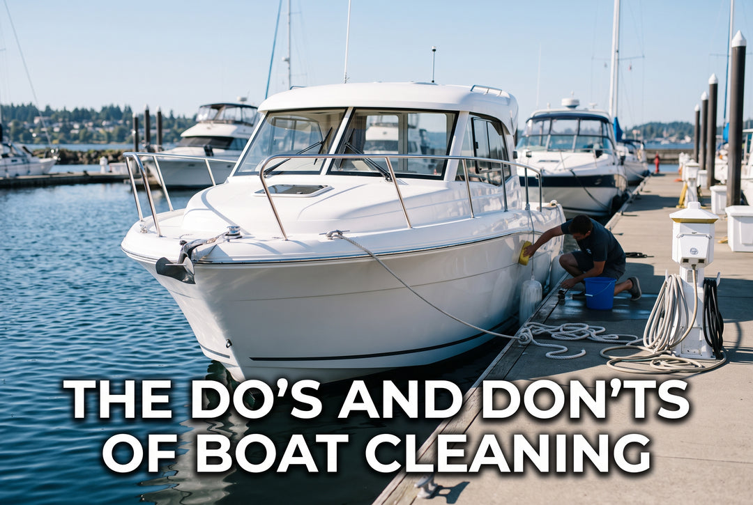 The Dos and Donts of Boat Cleaning - boating photo