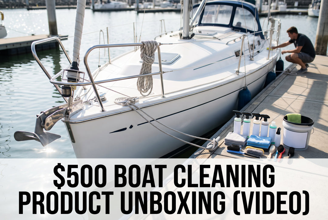 Boat Cleaning  Detailing 500 Product Unboxing VIDEO - boating photo