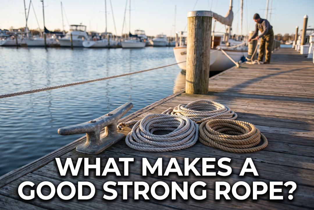 What Makes A Good Strong Rope Towing, Anchoring, Docking and More - boating photo