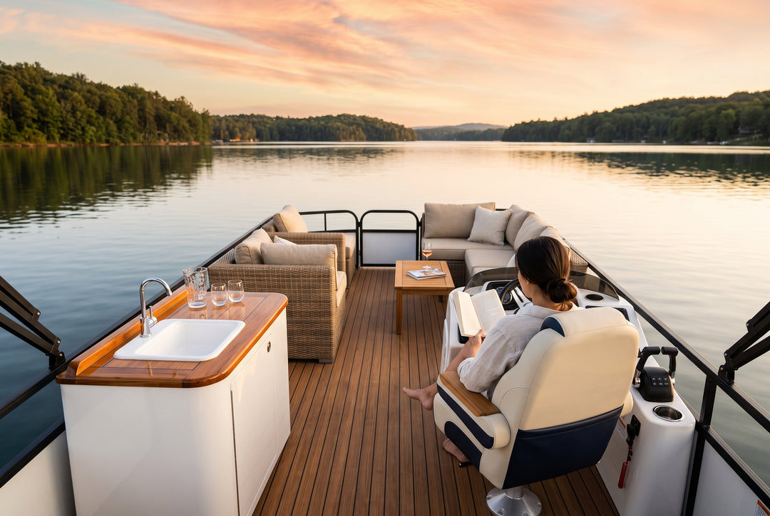 11 Luxury Furniture Pieces for Your Pontoon - boating photo