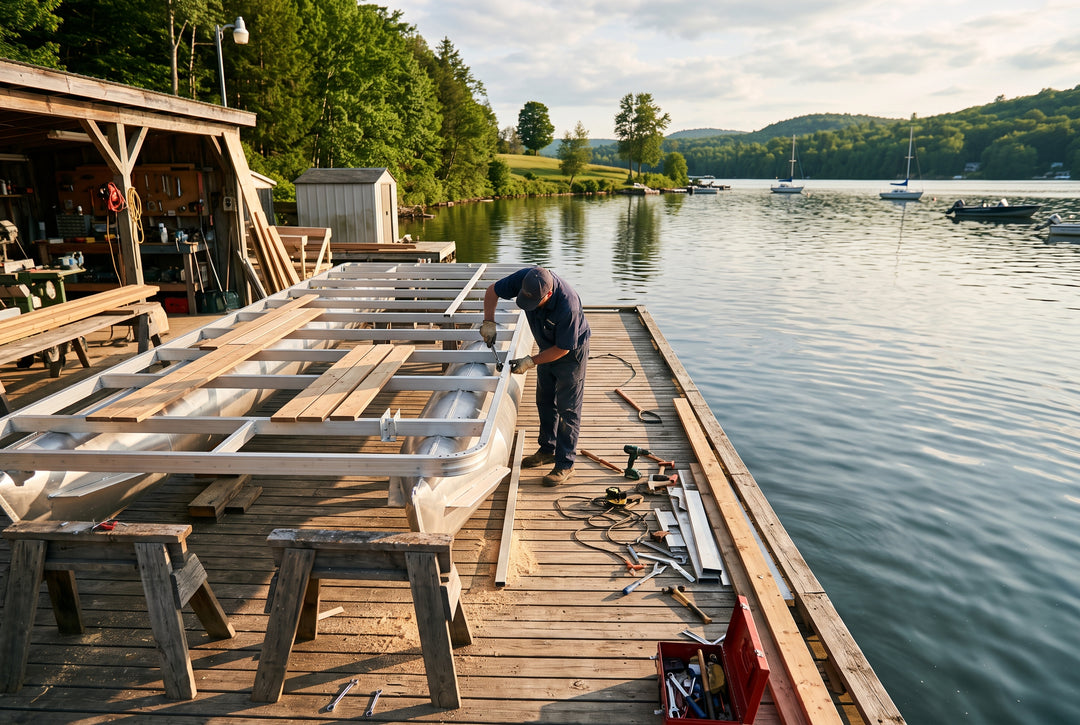 The 5 Coolest Projects to Complete with Pontoon Boat Kits - boating photo