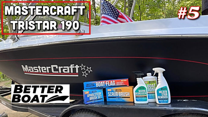 Cleaning up the MasterCraft with Better Boat Products