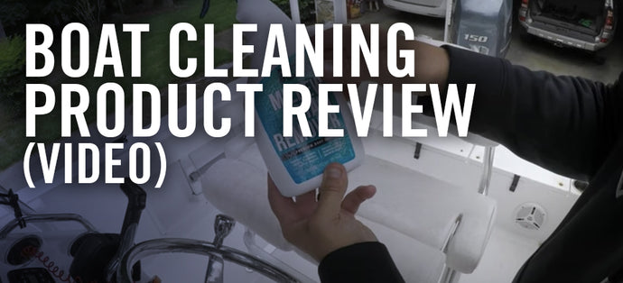 Washing the SeaHunt 211 Ft. Better Boat Cleaning Products