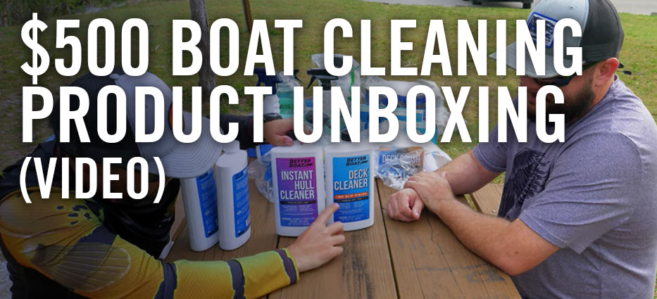 Boat cleaning  and detailing product unboxing