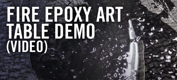 Fire Epoxy Table- Woodworking Projects - Resin Art [VIDEO]