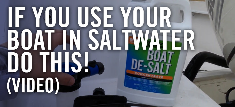 How to get salt water off your boat