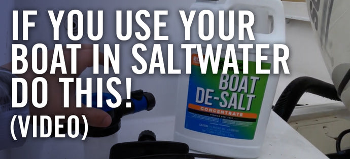 If you Use your Boat in Saltwater DO THIS! [VIDEO]