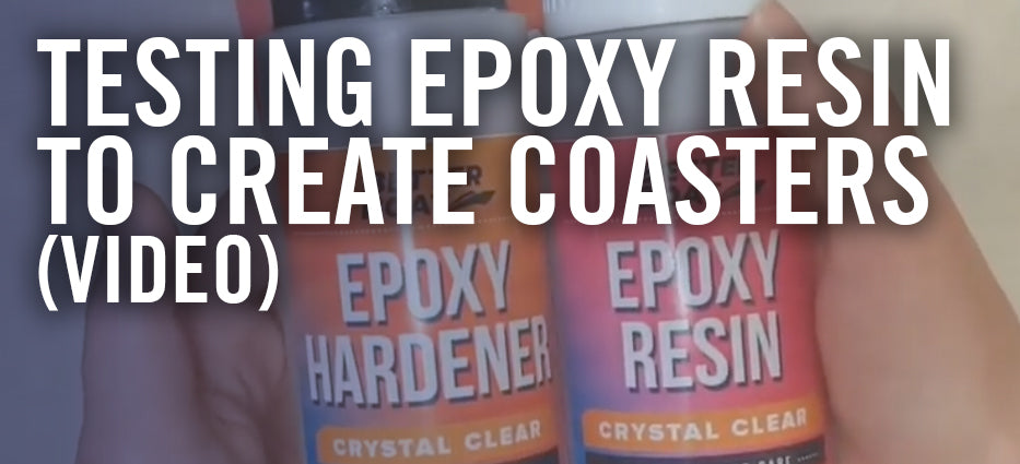 How to use epoxy to make coasters
